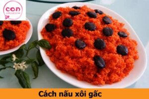 Cách nấu xôi gấc ngon - Sotayandam.jpg