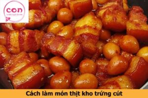 Cách làm món thịt kho trứng cút - Sotayandam